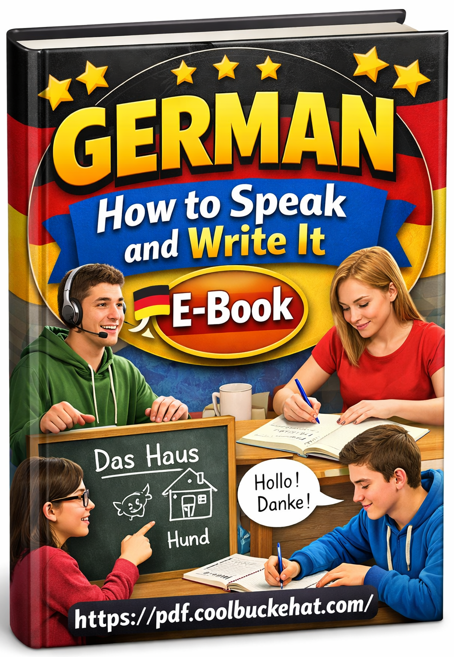 German How to Speak and Write It