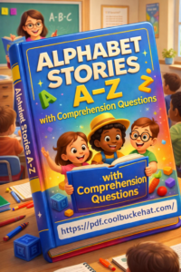 Alphabet stories A-Z with Comprehension Questions