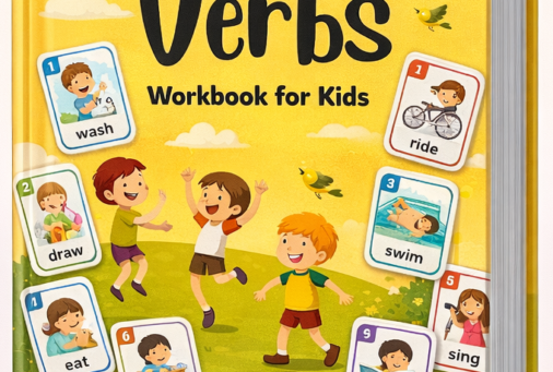 Action Verbs Workbook for Kids