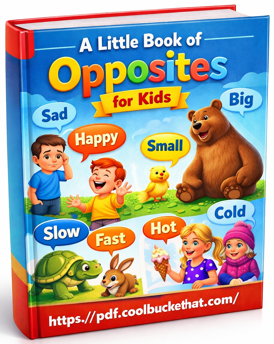 A Little Book of Opposites for Kids