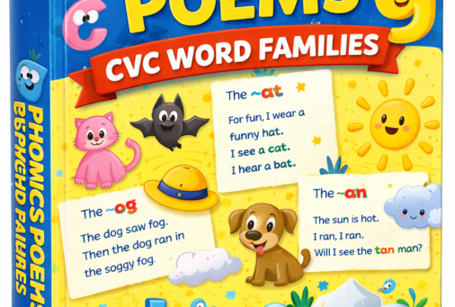 PHONICS POEMS CVC WORD FAMILIES