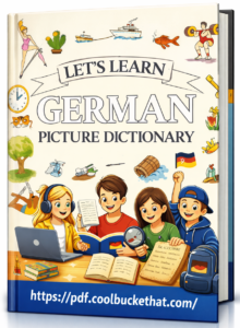 Lets Learn German Picture Dictionary Book