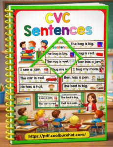 CVC SENTENCES WITH COOLBUCKETHAT