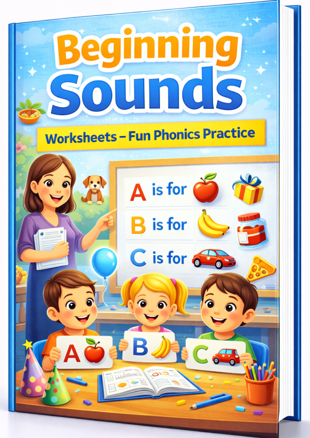 Beginning Sounds Worksheets – Fun Phonics Practice